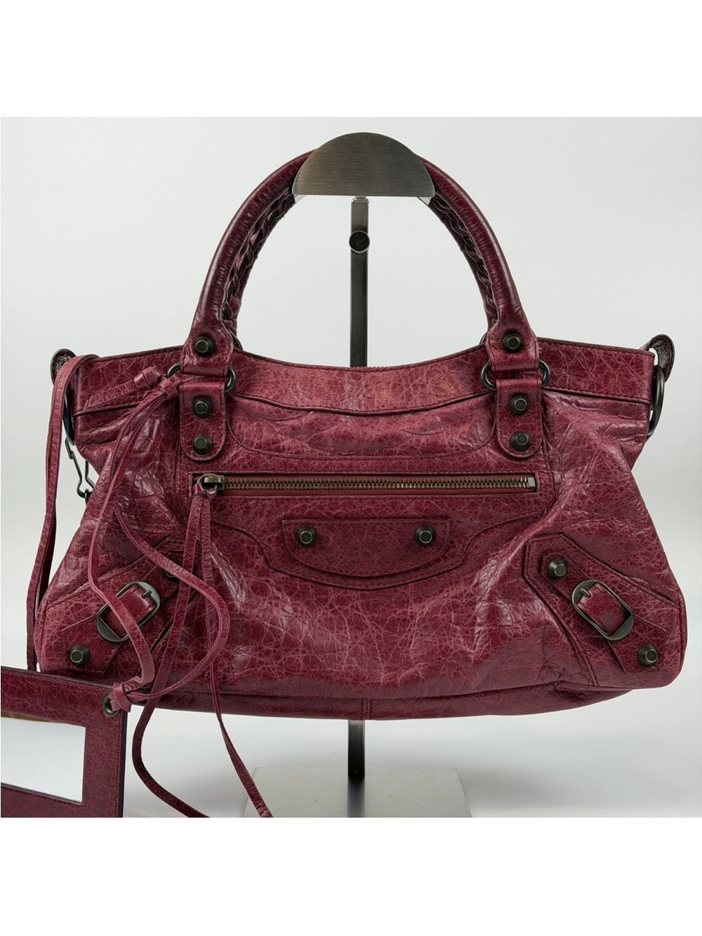 Balenciaga First bag in Burgundy(rare color)